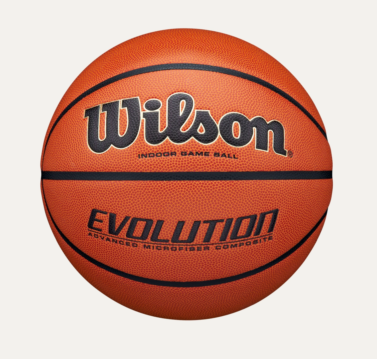 Wilson Evolution 29.5 Inch Indoor Game Basketball - Black