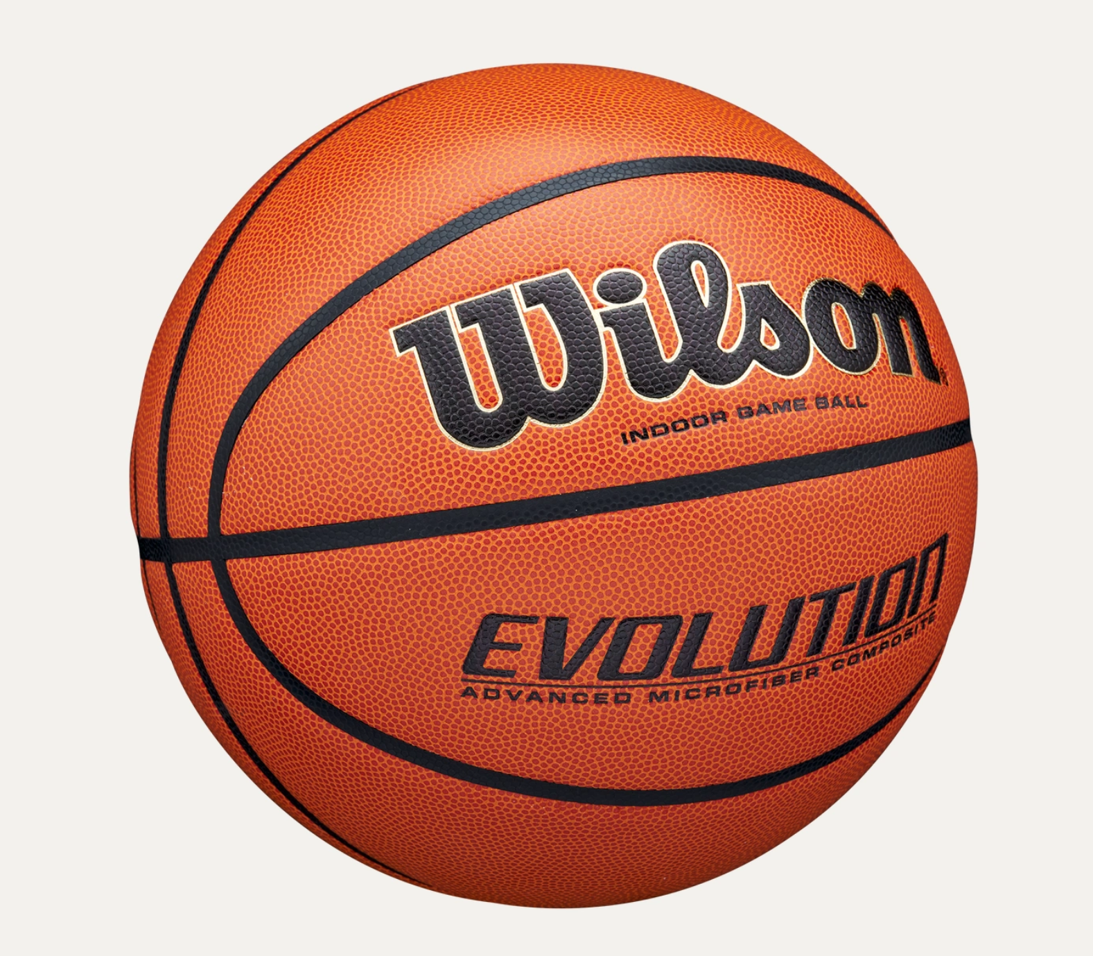 Wilson Evolution 29.5 Inch Indoor Game Basketball - Black